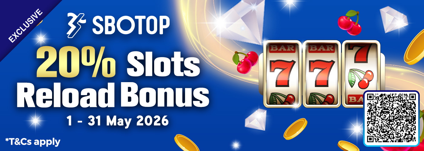 20% Slots Reload Bonus
