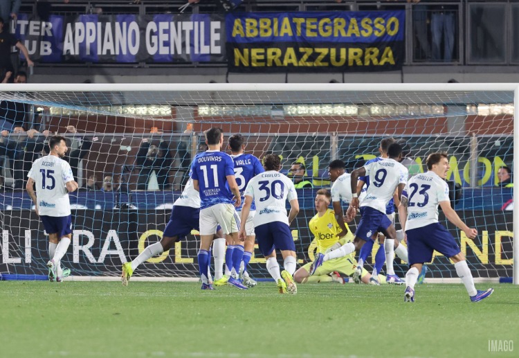 意甲联赛 图拉姆双响救主，国米上演4比3惊险逆转。